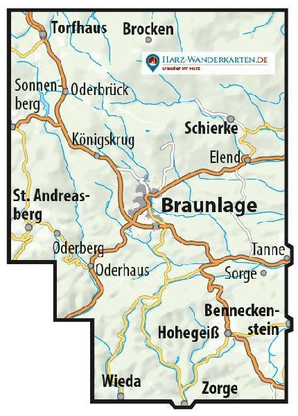 Luchskarte Braunlage