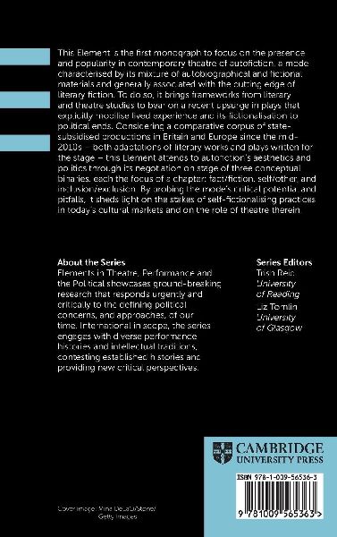 Theatres of Autofiction