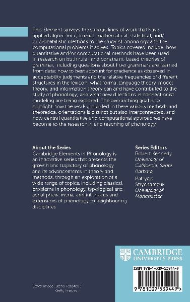 Quantitative and Computational Approaches to Phonology
