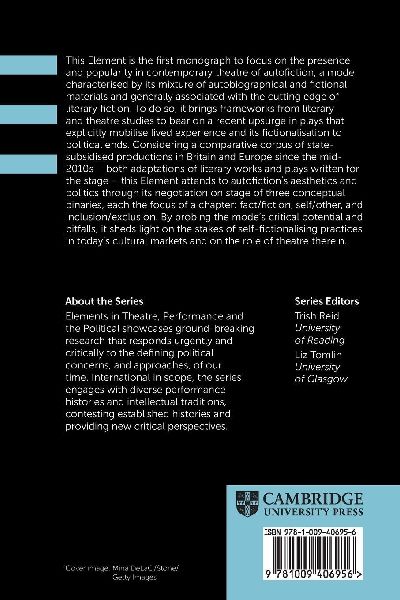Theatres of Autofiction