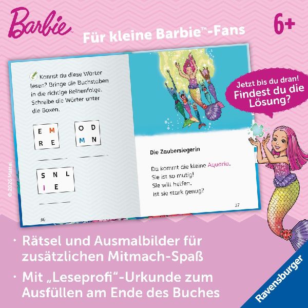 Barbie - Meerjungfrauen-Power: Das magische Turnier - Erstlesebuch zum Lesenlernen