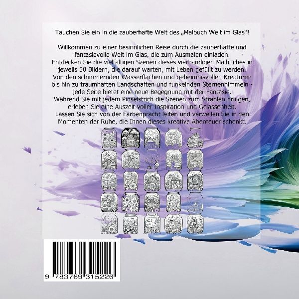 Malbuch Welt im Glas Band 4