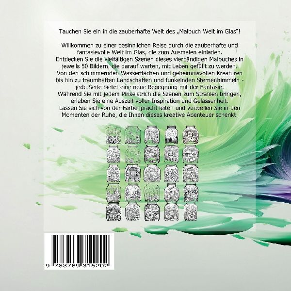 Malbuch Welt im Glas Band 2