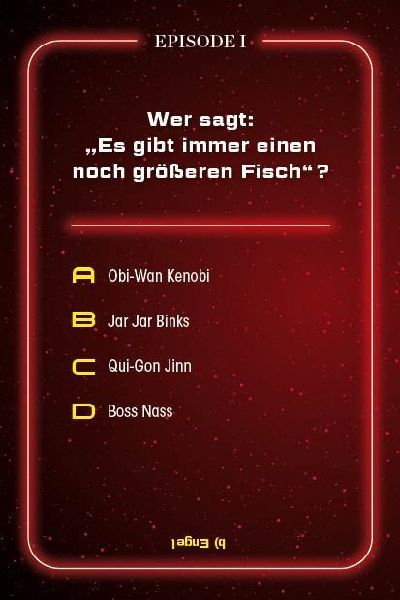 Kartenspiel: Das inoffizielle Quiz für Star Wars-Fans