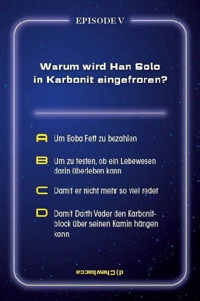 Kartenspiel: Das inoffizielle Quiz für Star Wars-Fans