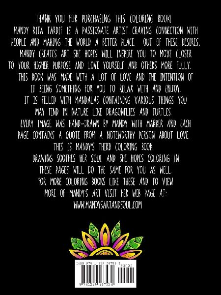 Beautiful Nature Mandals A coloring book made with love