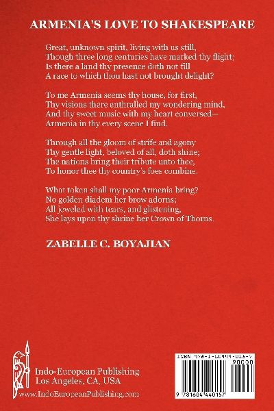An Anthology of Legends and Poems of Armenia