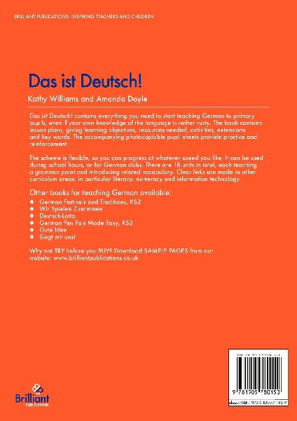 Das Ist Deutsch - A Photocopiable German Scheme for Primary Schools