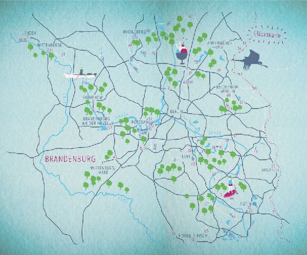 Blaue Glücksorte in Brandenburg