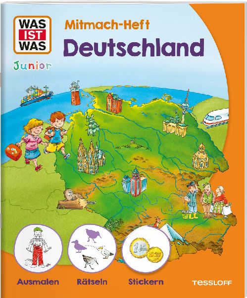 WAS IST WAS Junior Mitmach-Heft Deutschland