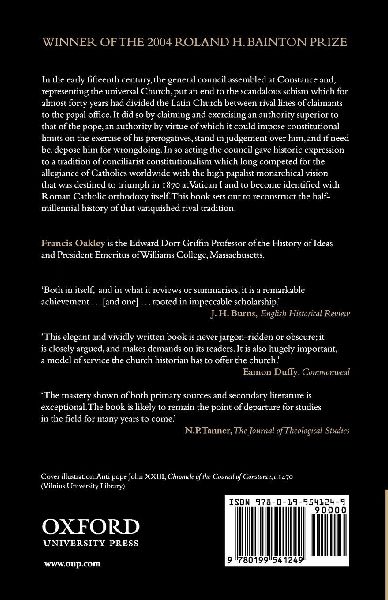 The Conciliarist Tradition Constitutionalism in the Catholic Church 1300-1870