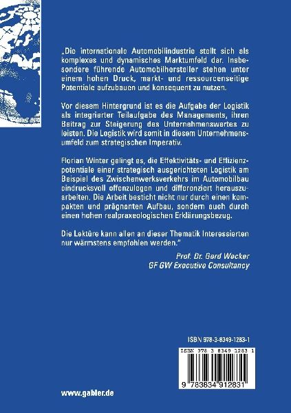Logistik im Zwischenwerksverkehr