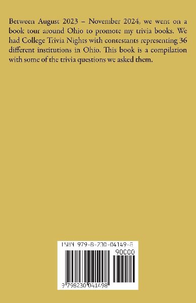 College Trivia Nights