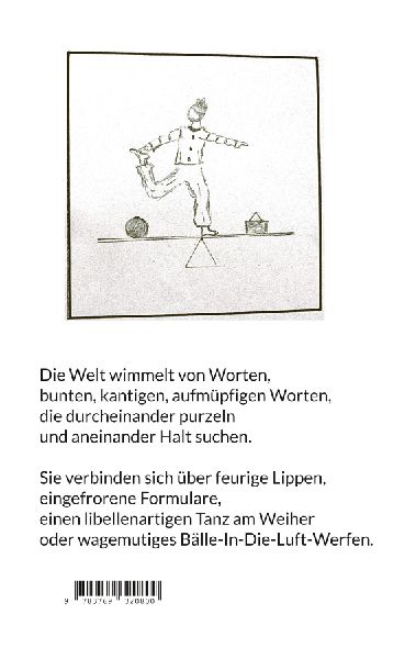 Avocado, blauer Flausch, Jonglieren
