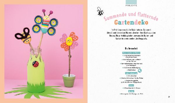 Kunterbunt, eckig, rund - Steine bemalen für Kids
