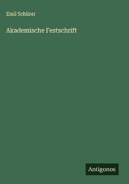 Akademische Festschrift