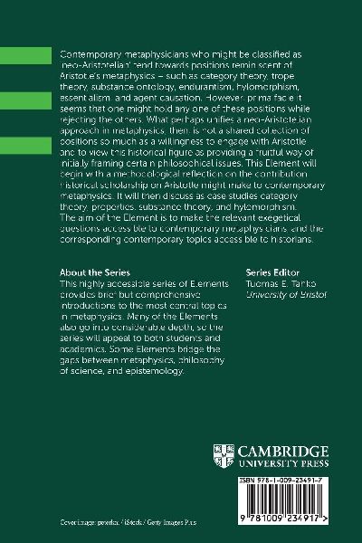 Neo-Aristotelian Metaphysics