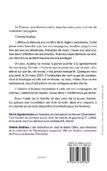 Qui a tué Audrey ?