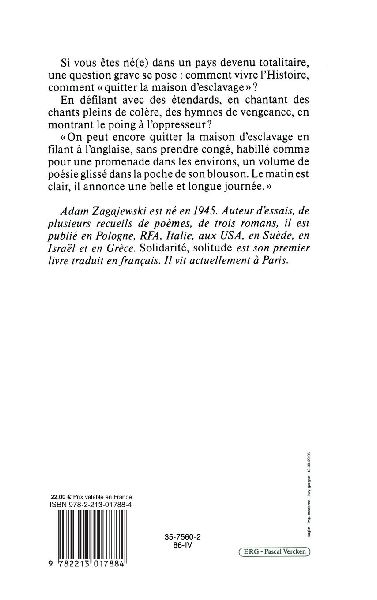 Solidarité, solitude