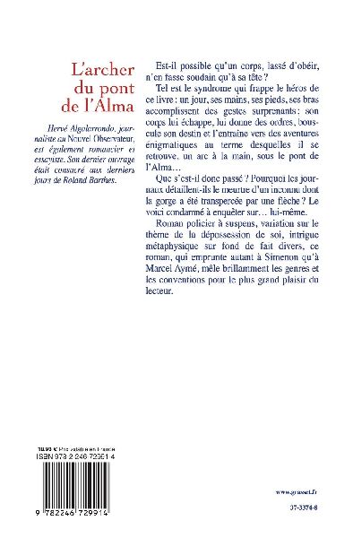 l'archer du pont de l'alma