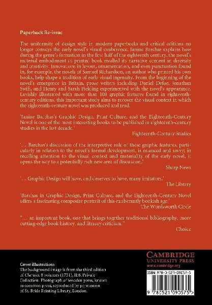 Graphic Design, Print Culture, and the Eighteenth-Century Novel