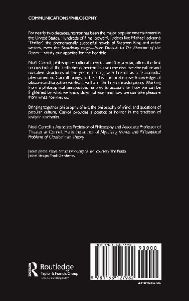 The Philosophy of Horror