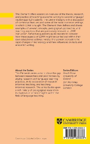 Teaching Second Language Academic Writing