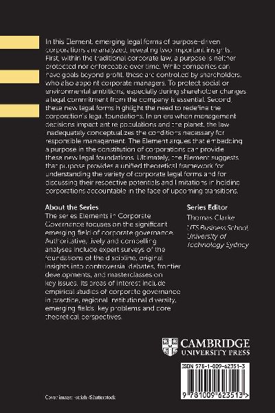 Incorporating Purpose