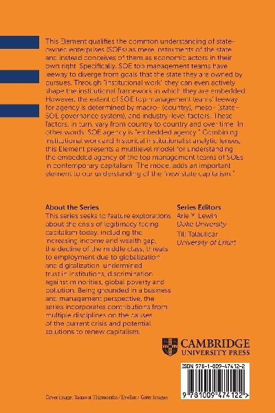 State-Owned Enterprises as Institutional Actors in Contemporary Capitalism and Beyond