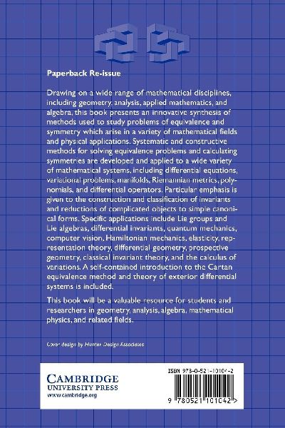 Equivalence, Invariants and Symmetry