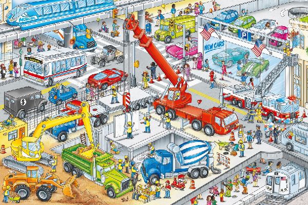 My Little Wimmelbook(r)--Cars and Things That Go
