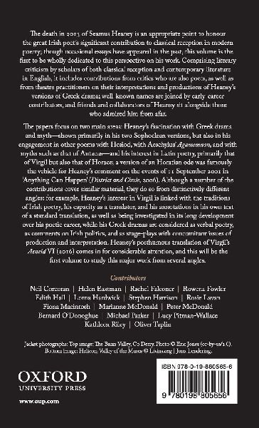 Seamus Heaney and the Classics