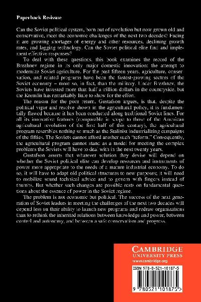 Reform in Soviet Politics