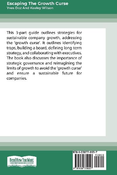 Escaping the Growth Curse