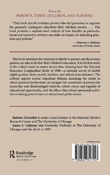 Parents, Their Children, And Schools
