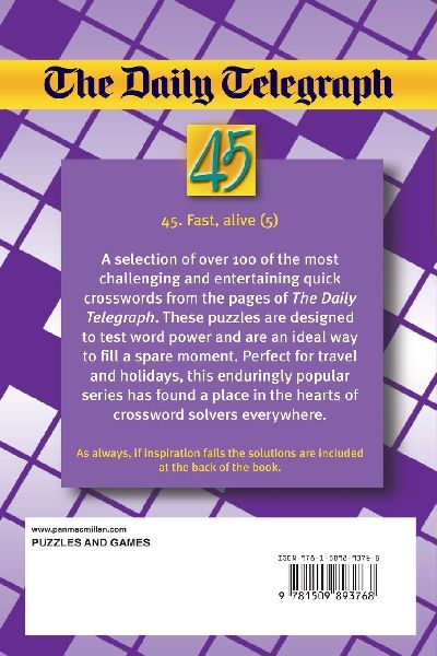 The Daily Telegraph Quick Crossword Book 45