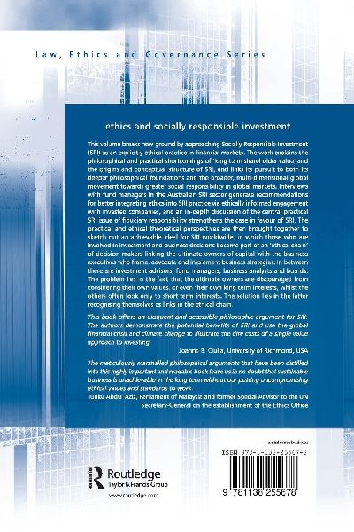 Ethics and Socially Responsible Investment