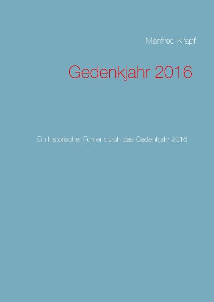 Gedenkjahr 2016