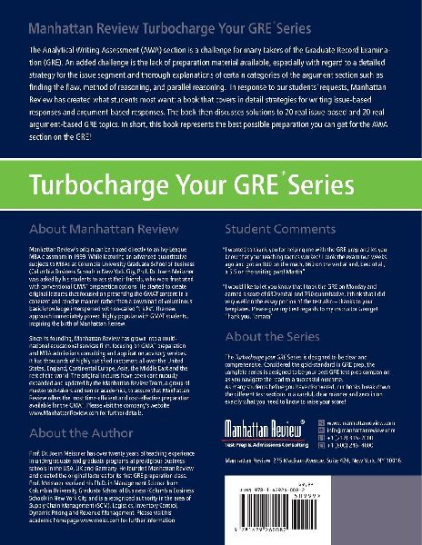 Manhattan Review GRE Analytical Writing Guide