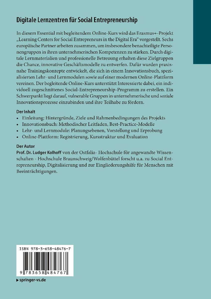 Digitale Lernzentren für Social Entrepreneurship 