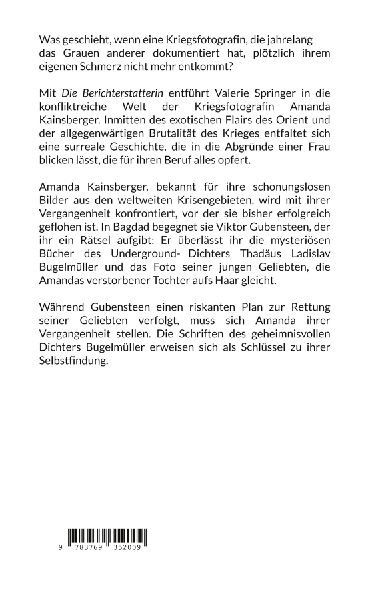 Die Berichterstatterin