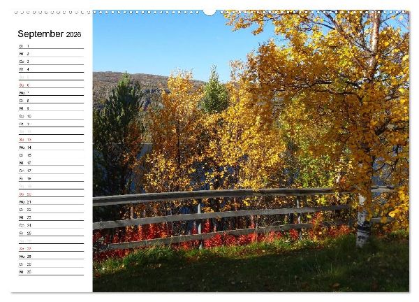 Impressionen von Norwegen entlang der Hurtigruten (hochwertiger Premium Wandkalender 2026 DIN A2 quer), Kunstdruck in Hochglanz
