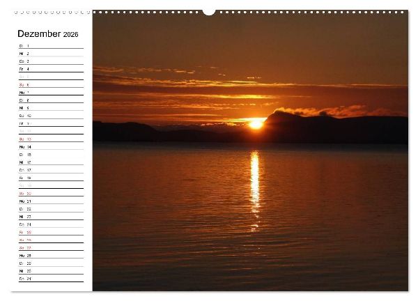 Impressionen von Norwegen entlang der Hurtigruten (hochwertiger Premium Wandkalender 2026 DIN A2 quer), Kunstdruck in Hochglanz