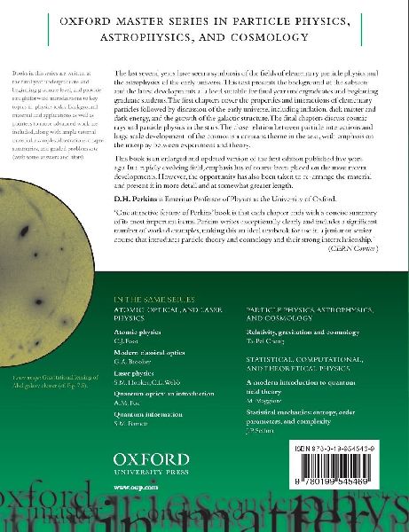 PARTICLE ASTROPHYSICS 2E OMSP P