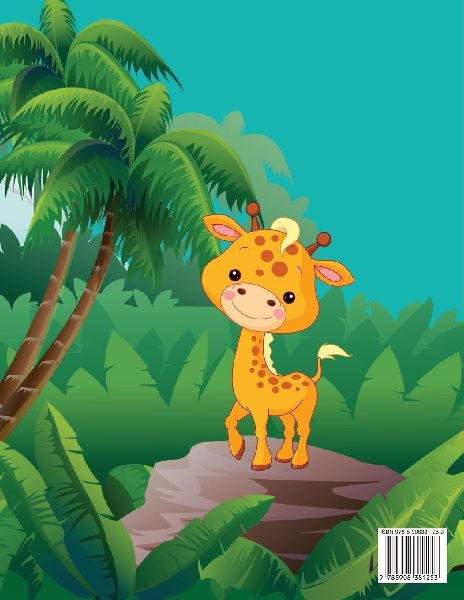 Girafa Livro para colorir