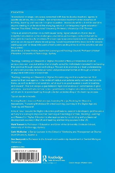 Teaching, Learning and Research in Higher Education