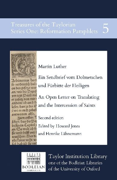 Ein Sendbrief vom Dolmetschen und Fürbitte der Heiligen / An ...