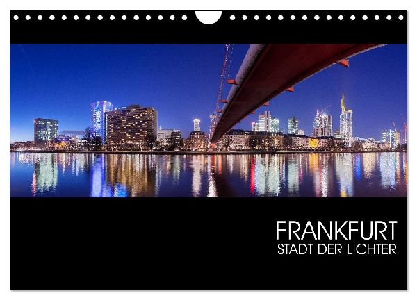 Frankfurt (Wandkalender 2026 DIN A4 quer), CALVENDO Monatskale...