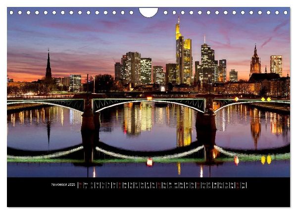 Frankfurt (Wandkalender 2026 DIN A4 quer), CALVENDO Monatskalender