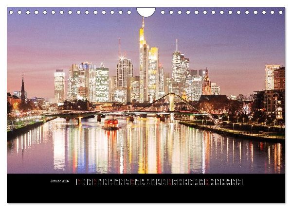 Frankfurt (Wandkalender 2026 DIN A4 quer), CALVENDO Monatskalender